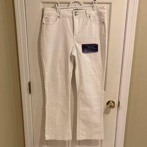 Bandolinoblu White Jeans 12 petite brand new tummy control